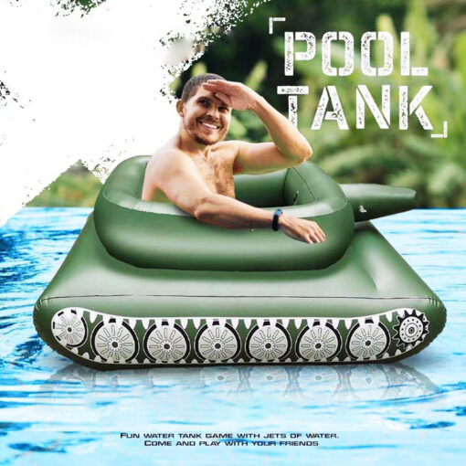 Inflatable Tank with Water Cannon