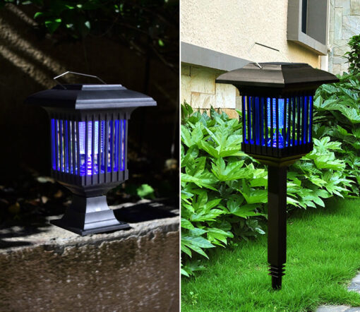 2 in 1 Solar Bug Zapper and Landscape Light - Image 4