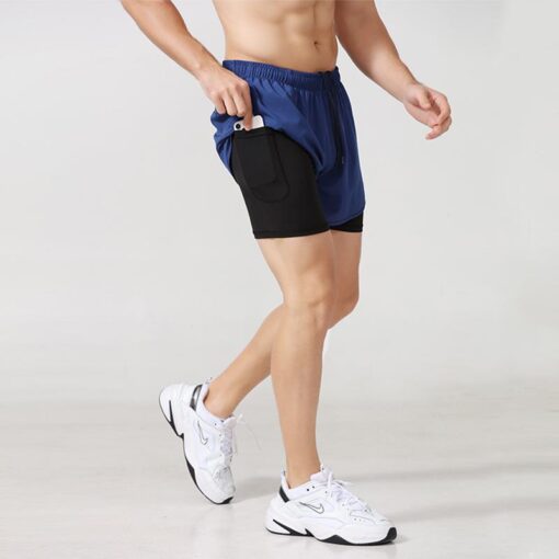 Running Shorts with Back Zipper Pocket