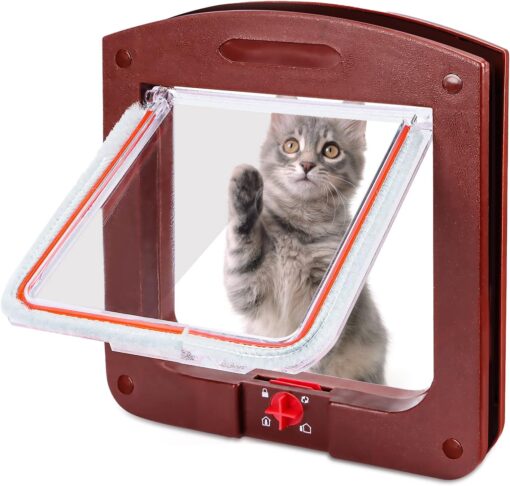 Magnetic Pet Door with 4-Way Latch - Image 12