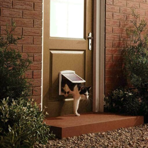 Magnetic Pet Door with 4-Way Latch