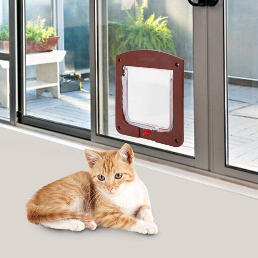 Magnetic Pet Door with 4-Way Latch - Image 2