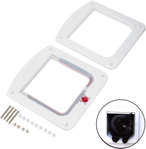 Magnetic Pet Door with 4-Way Latch - Image 8