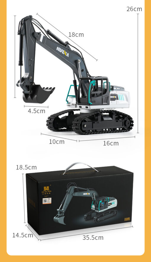 Rechargeable RC Excavator and Dump Truck - Image 13