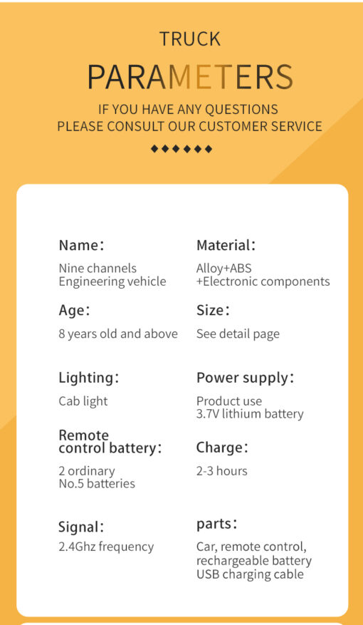 Rechargeable RC Excavator and Dump Truck - Image 15