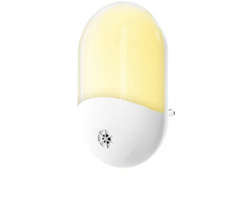 LED Wall Plug-in Night Light Lamp with Automatic Sensor Light (UK Plug)