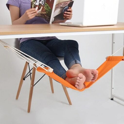 Office Foot Rest Stand Desk Feet Hammock - Image 2