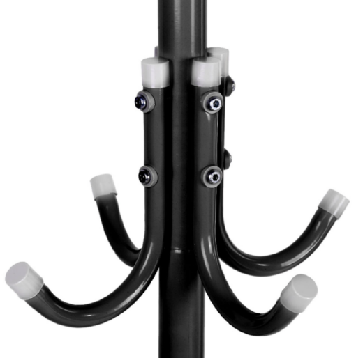 Multi-Hook Metal Coat Hat Stand - Image 5