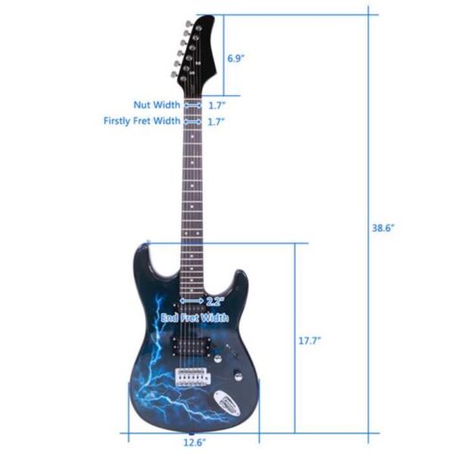 Glarry GST-E Full Size Electric Guitar - Image 10