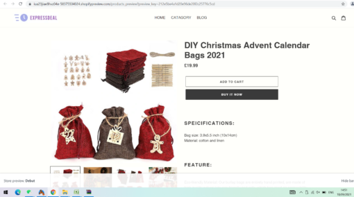 DIY Christmas Advent Calendar Bags - Image 10