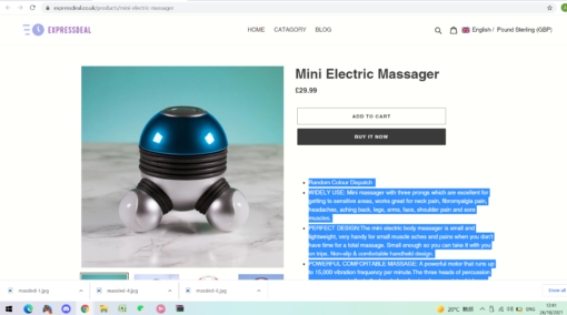 Mini Electric Massage - Image 5