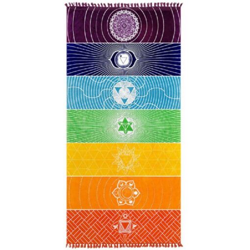 7 Chakra Meditation Yoga Rug - Image 6