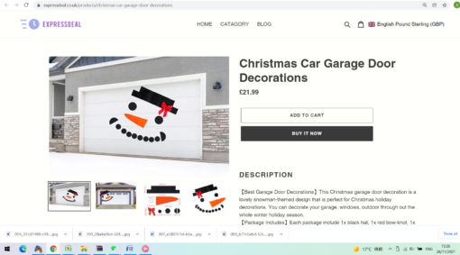 Christmas Car Garage Door Decorations - Image 4