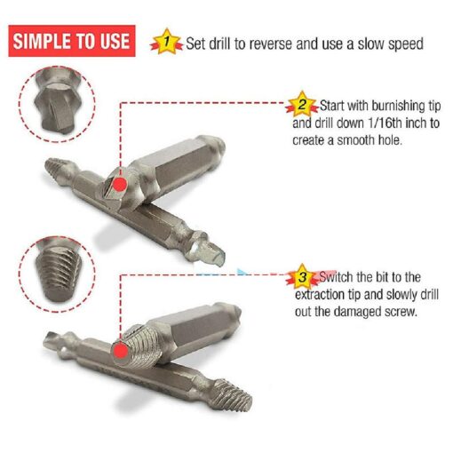 4PCS Speed Out Screw Extractor - Image 4