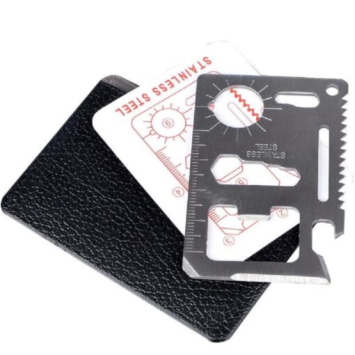 11-in-1 Survival Credit Card Multitool - Image 3