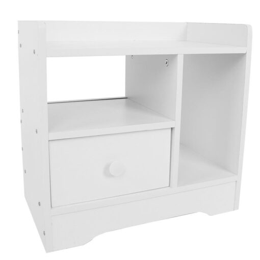 Bedroom Bedside Table with Drawer - Image 8