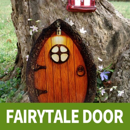 6 Fairy Door Miniature Tree Decorations - Image 6