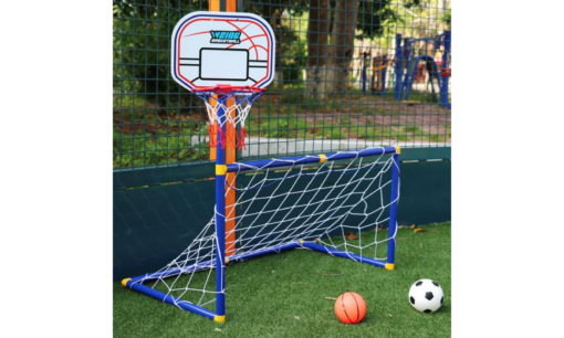 2 in 1 Children Outdoor Basketball and Football Sports Equipment - Image 10