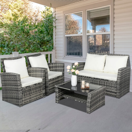 Outdoor Rattan Sofa - Image 8