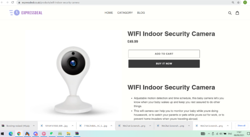 WIFI Indoor Security Camera - - Image 7