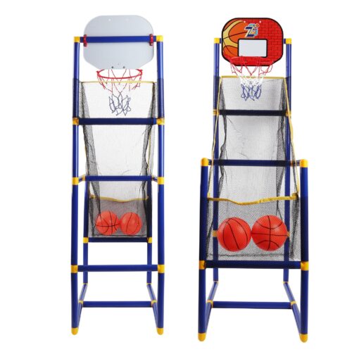 Kids Portable Basketball Hoop Stand Set Household Shooting Machin - Image 3