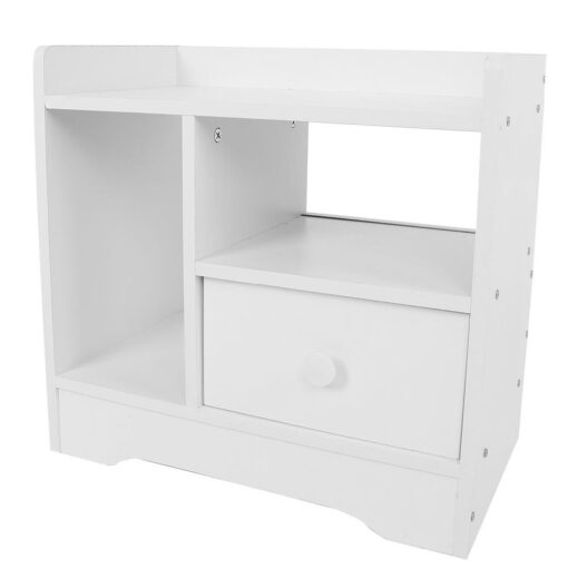 Bedroom Bedside Table with Drawer - Image 12