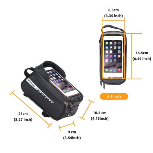 Waterproof Bicycle Phone Front Frame Bag - Image 7