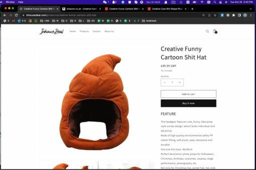 Creative Funny Cartoon Shit Hat - Image 8