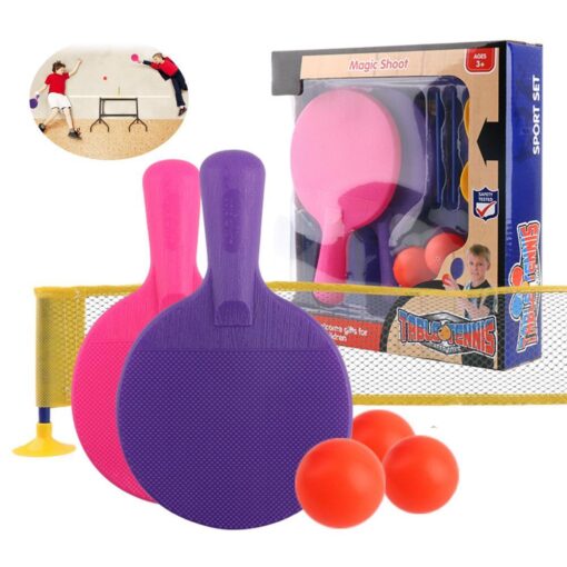 Table Tennis Set Retractable Net Children Indoors Outdoors Sport with 3 balls - Image 6