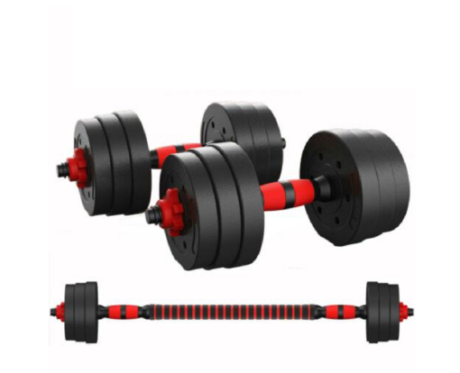 10KG Adjustable Dumbbells Bars and Barbell Set - Image 7