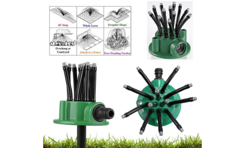 360 Degree Garden Multi Sprinkler Automatic Sprinkler - Image 2