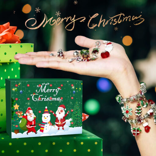 Fashion DIY Charm Bracelets Making Kit Advent Calendar - Image 3