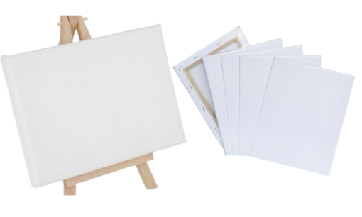 FIVE 30X40cm Blank Painting Canvas  -