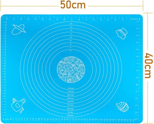 Silicone Baking Mats with Measurements Non-stick Pastry Mat - Image 7