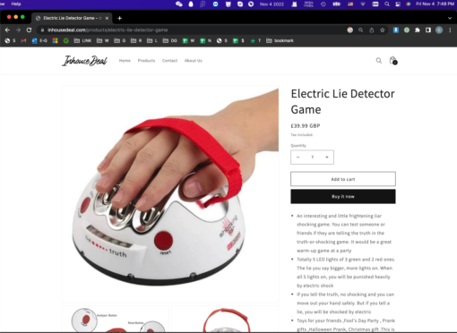 Electric Lie Detector Game - Image 2