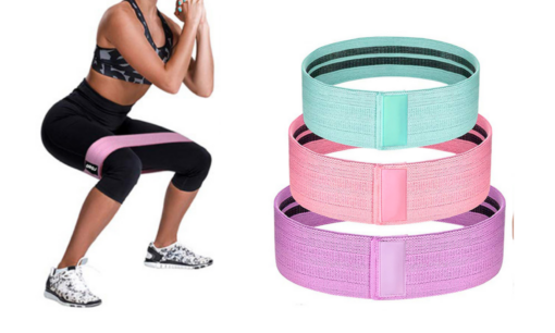 3 Pcs Fabric Resistance Bands