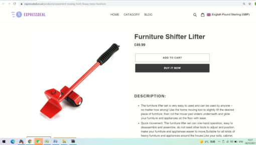 Furniture Shifter Lifter Back - Image 4