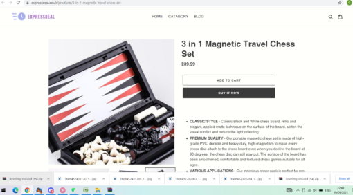 Limited OFFER - 3 in 1 Magnetic Travel Chess Set - - Image 3