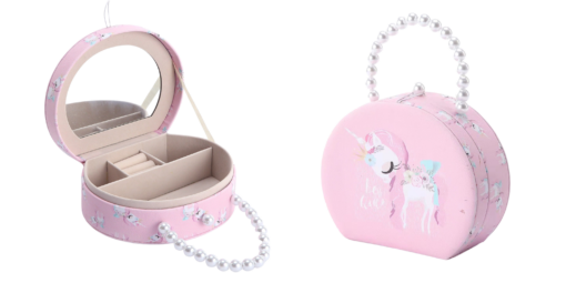 Unicorn Jewelry Travel Organizer Box