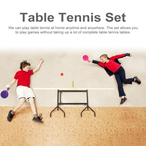 Table Tennis Set Retractable Net Children Indoors Outdoors Sport with 3 balls - Image 3