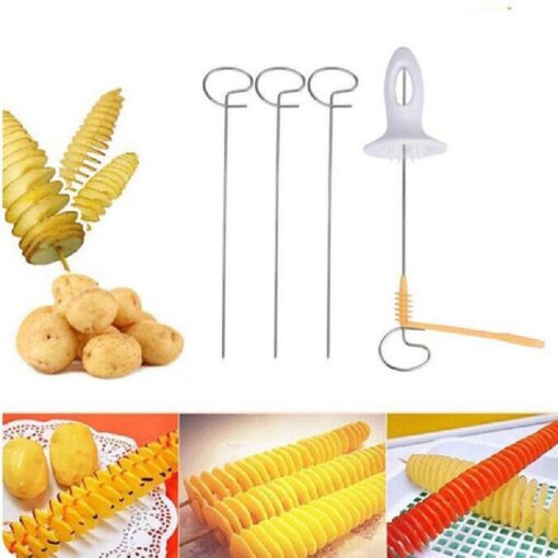 Tornado Spiral Potato Cutter Slicer DIY Manual Slicer - Image 11