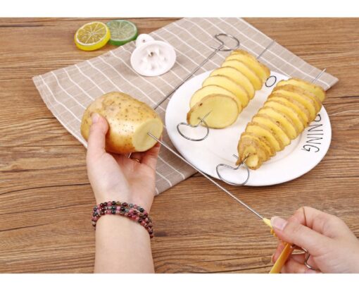 Tornado Spiral Potato Cutter Slicer DIY Manual Slicer - Image 7