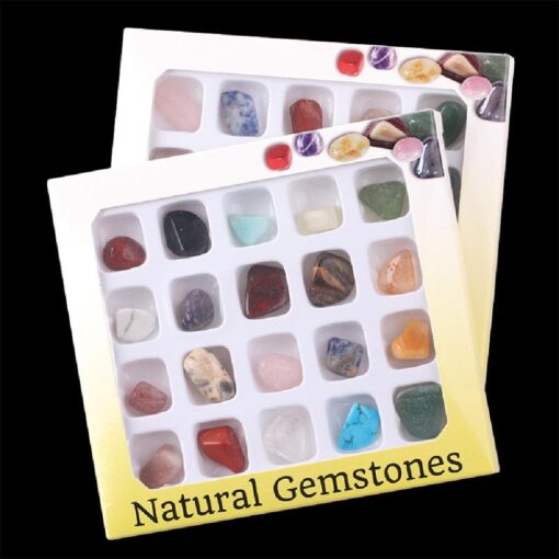 20pcs Healing Mini Gemstone Collection with Box - Image 4