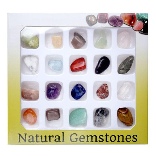 20pcs Healing Mini Gemstone Collection with Box - Image 3