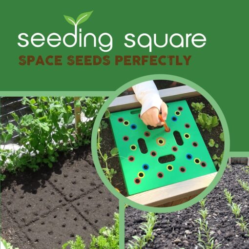 Garden Seeding Organiser Plate - Square and Round - Image 2