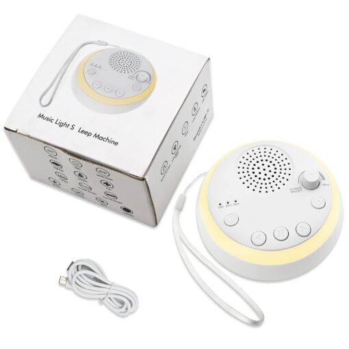 White Noise Machine Sound Machine with Night Light Portable Sleep Aid with 16 Soothing Sounds - Image 8