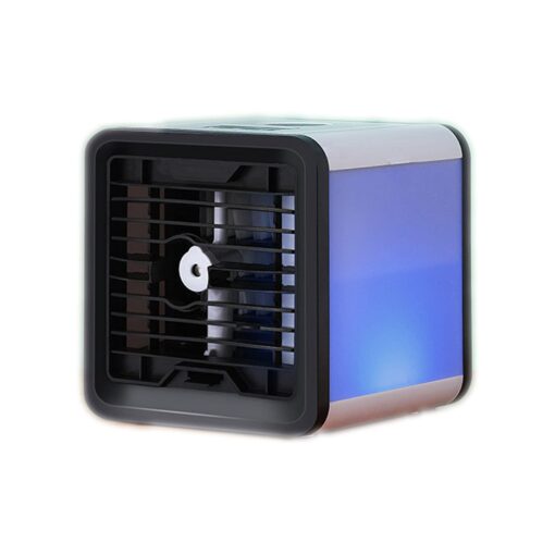 3-in-1 Air Conditioner Fan Quiet USB Air Cooler Fan with LED Night Light Humidifier - Image 6