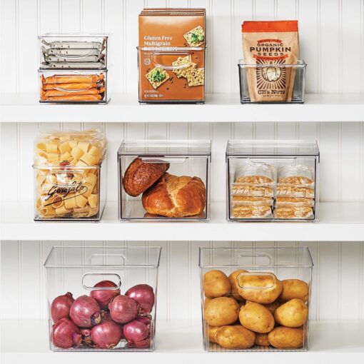 Plastic Divided Bin Storage Containers - Perfect for Fridge, Cabinet, Pantry, and Home Organization - Image 6