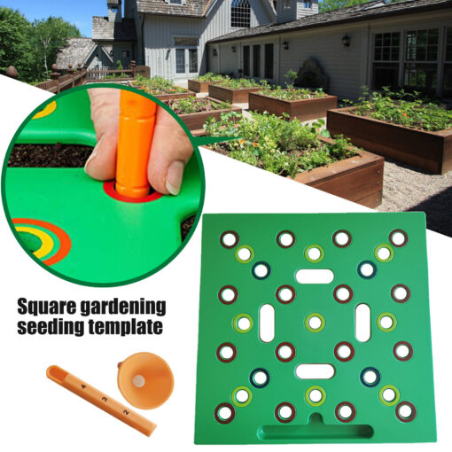 Garden Seeding Organiser Plate - Square and Round - Image 12