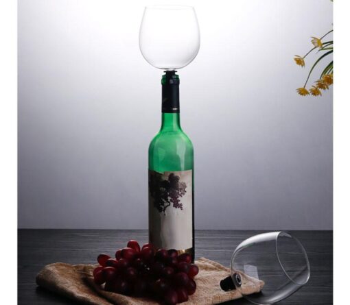 Bottle Topper Wine Glass